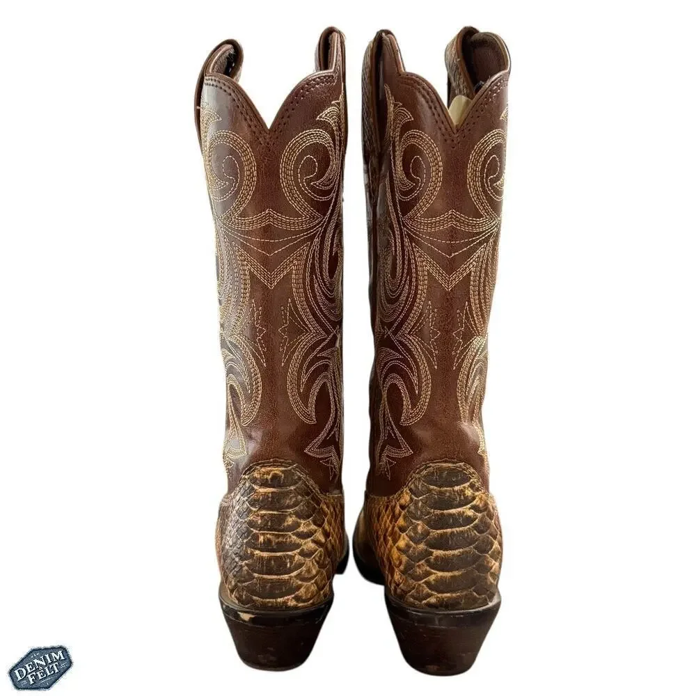 Durango® Crush Women's Brown Western/Cowboy‎ Scalloped 11” Boots